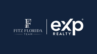 Fitz Florida Team logo alongside eXp Realty branding, representing real estate services and expertise.